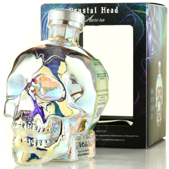 Crystal Head Aurora Gift Box - водка Кристал Хэд Аврора 0.7 л в п/у