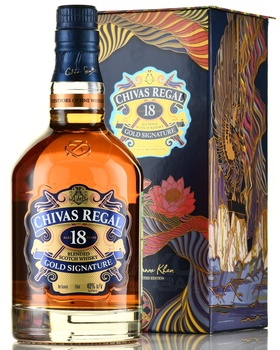 Chivas Regal 18 years - виски Чивас Ригал 18 лет 0.7 л