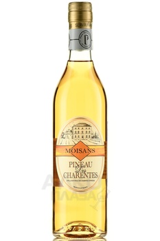 Pineau des Charentes Moisans - вино ликёрное Пино де Шарант Муазон 0.5 л в п/у + бокал