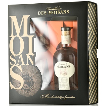 Moisans VSOP - коньяк Муазон ВСОП 0.7 л в п/у + 2 бокала