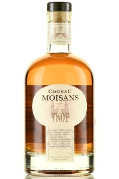 Moisans VSOP - коньяк Муазон ВСОП 0.7 л в п/у + 2 бокала