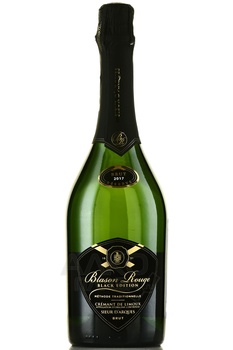 Cremant de Limoux Black Edition Blason Rouge - вино игристое Креман де Лиму Блэк Эдишн Бласон Руж 2017 год 0.75 л белое брют