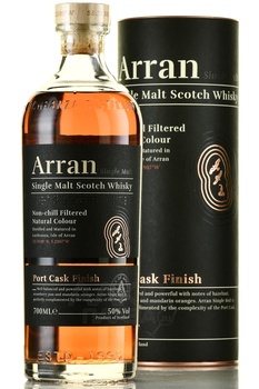 Arran Port Cask Finish in tube - виски Арран Порт Каск Финиш 0.7 л в тубе