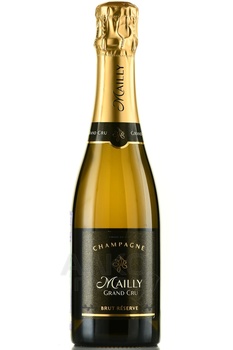 Mailly Grand Cru Brut Reserve - шампанское Майи Гран Крю Брют Резерв 2017 год 0.375 л белое брют