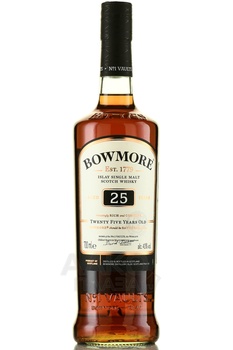 Bowmore 25 years - виски Боумор 25 лет 0.7 л