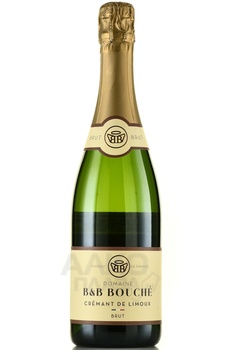 Domaine B&B Bouche Cremant de Limoux Brut - вино игристое Домэн Б энд Б Буше Креман де Лиму Брют 2022 год 0.75 л белое брют