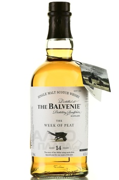 Balvenie Stories Week of Peat 14 years in tube - виски Балвeни Сторис Вик оф Пит 14 лет 0.7 л в тубе