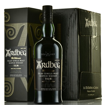 Ardbeg 10 years - виски Ардбег 10 лет 0.7 л