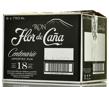 Flor de Cana Centenario Gold 18 years - ром Флор де Канья Сентенарио Голд 18 лет 0.75 л