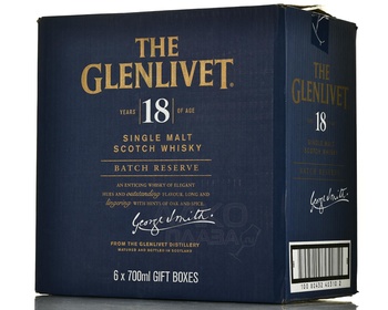 The Glenlivet 18 years old gift box - виски Гленливет 18 лет 0.7 л п/у