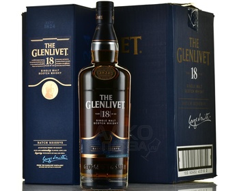 The Glenlivet 18 years old gift box - виски Гленливет 18 лет 0.7 л п/у