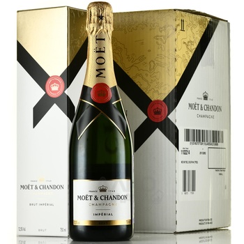 Moet & Chandon Brut Imperial gift box - шампанское Моет Шандон Брют Империал 0.75 л в п/у