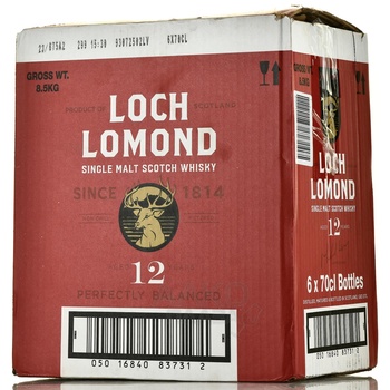 Loch Lomond Single Malt 12 years - виски Лох Ломонд Сингл Молт 12 лет 0.7 л