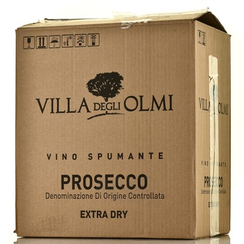 Villa degli Olmi Prosecco Spumante Extra Dry - вино игристое Вилла Дельи Олми Просекко Спумате Экстра Драй 0.75 л белое сухое в п/у