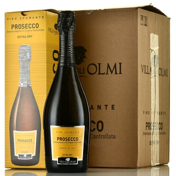 Villa degli Olmi Prosecco Spumante Extra Dry - вино игристое Вилла Дельи Олми Просекко Спумате Экстра Драй 0.75 л белое сухое в п/у