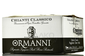 Ormanni Chianti Classico DOCG - вино Орманни Кьянти Классико ДОКГ 2011 год 0.75 л красное сухое