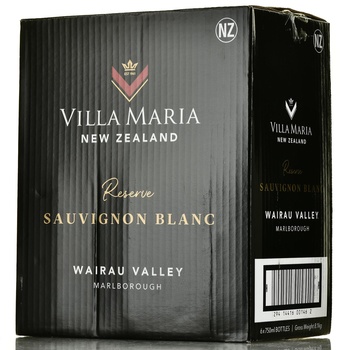 Villa Maria Reserve Sauvignon Blanc - вино Вилла Мария Резерв Совиньон Блан 2022 год 0.75 л белое сухое