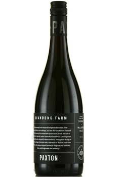 Paxton Quandong Farm Shiraz McLaren Vale - вино Пакстон Куандон Фарм МакЛарен Вейл Шираз 2019 год 0.75 л красное сухое