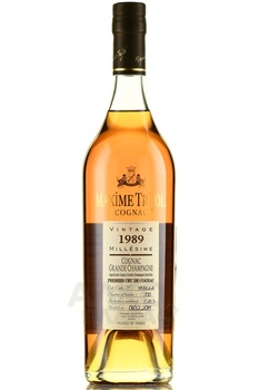 Maxime Trijol Grande Champagne Premier Cru de Cognac 1989 - коньяк Максим Трижоль Гранд Шампань Премье Крю де Коньяк 1989 год 0.7 л в д/у