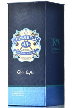 Chivas Regal 18 Years Old - виски Чивас Ригал 18 лет 1 л в п/у