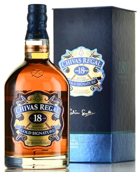 Chivas Regal 18 Years Old - виски Чивас Ригал 18 лет 1 л в п/у