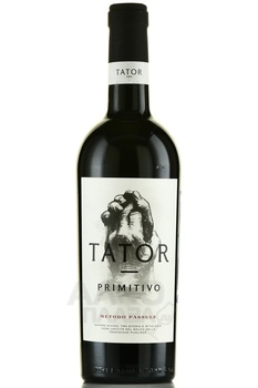 TATOR Primitivo I.G.P. - вино Татор Примитиво ИГП 2022 год 0.75 л красное полусухое