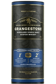 Single Malt Grangestone Bourbon Cask Finish - виски Сингл Молт Гранжстоун Бурбон Каск Финиш 0.7 л в тубе