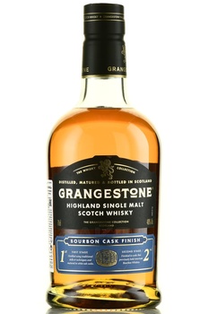 Single Malt Grangestone Bourbon Cask Finish - виски Сингл Молт Гранжстоун Бурбон Каск Финиш 0.7 л в тубе