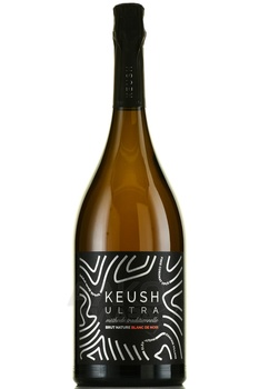 Keush Ultra Brut Nature Blanc de Noir - вино игристое Кёш Ультра брют натуре блан де нуар 2019 год 0.75 л белое экстра брют