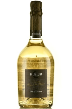 Dezzani Bellaluna Cuvee Blanc de Blanc Extra Dry - вино игристое Децани Беллалуна Кюве Блан де Блан Экстра Драй 0.75 л белое сухое