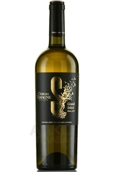 Chateau Tamagne Grand Select Blanc - вино Шато Тамань Гранд Селект Блан 0.75 л белое сухое