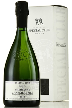 Champagne Charlier & Fils Special Club - шампанское Шампань Шарлье эт Фис Спешл Клаб 2015 год 0.75 л белое брют в п/у