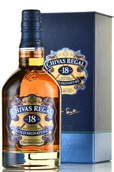 Chivas Regal 18 Years Old - виски Чивас  Ригал 18 лет 0.75 л в п/у