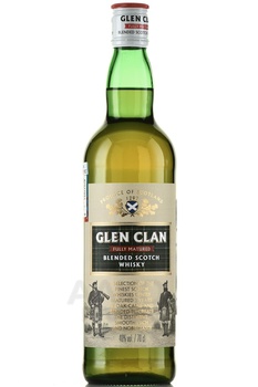 Glen Clan - виски купажированный Глен Клан 0.7 л