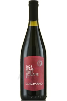 Cusumano Sirah - вино Кусумано Сира 0.75 л красное сухое