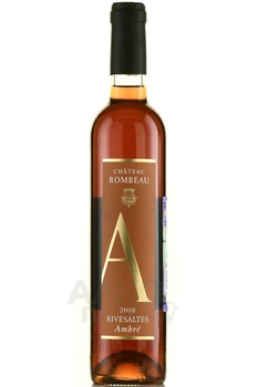 Chateau de Rombeau Rivesaltes Ambre - вино ликерное Шато Ромбо Ривзальт Амбре 2008 год 0.5 л