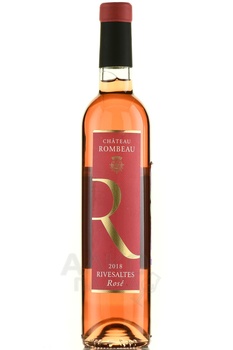 Chateau Rombeau Rivesaltes Rose - вино ликерное Шато Ромбо Ривзальт Розе 2018 год 0.5 л