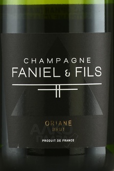 Faniel & Fils Oriane Brut Champagne - шампанское Шампань Фаниэль & Фис Ориан 0.75 л белое брют