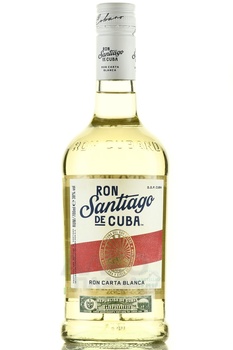 Santiago de Cuba Carta Blanco - ром Сантьяго де Куба Карта Бланка 0.7 л