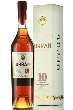 Orran 10 years old - коньяк Орран 10 лет 0.5 л в п/у