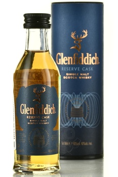 Glenfiddich Reserve Cask - виски Гленфиддик Резерв Каск 0.05 л в тубе