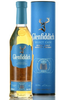 Glenfiddich Select Cask - виски Гленфиддик Селект Каск 0.2 л в тубе