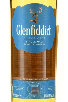 Glenfiddich Select Cask - виски Гленфиддик Селект Каск 0.2 л в тубе