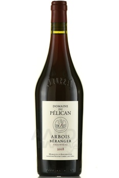 Arbois Trousseau Beranger - вино Арбуа Труссо Бэранже 2018 год 0.75 л красное сухое