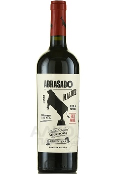 Abrasado Malbec - вино Абрасадо Мальбек 2022 год 0.75 л красное сухое