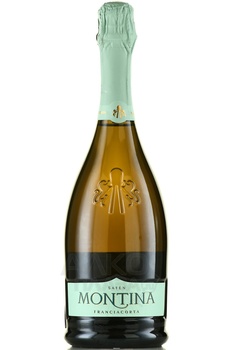 Montina Franciacorta Saten Brut - вино игристое Монтина Франчакорта Сатен Брют 0.75 л белое экстра брют