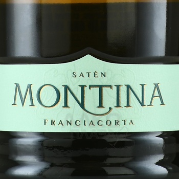 Montina Franciacorta Saten Brut - вино игристое Монтина Франчакорта Сатен Брют 0.75 л белое экстра брют