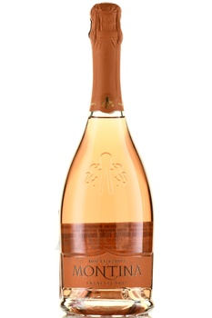 Montina Franciacorta Rose - вино игристое Монтина Франчакорта Розе 0.75 л розовое экстра брют