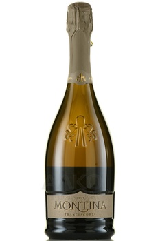 Montina Franciacorta Brut - вино игристое Монтина Франчакорта Брют 0.75 л белое брют в п/у