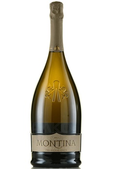 Montina Franciacorta Brut - вино игристое Монтина Франчакорта Брют 1.5 л белое брют в п/у